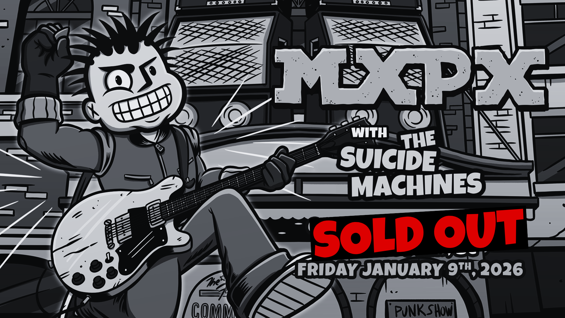 MxPx in Vancouver — Friday January 9th, 2026 — Sold Out